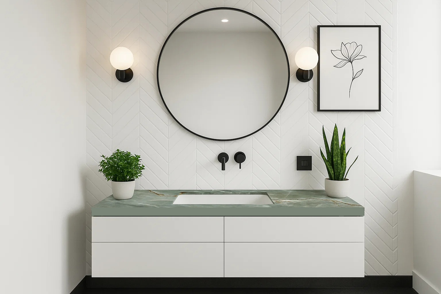 Keramik-Waschtischplatte nach Maß – Franko Onyxis