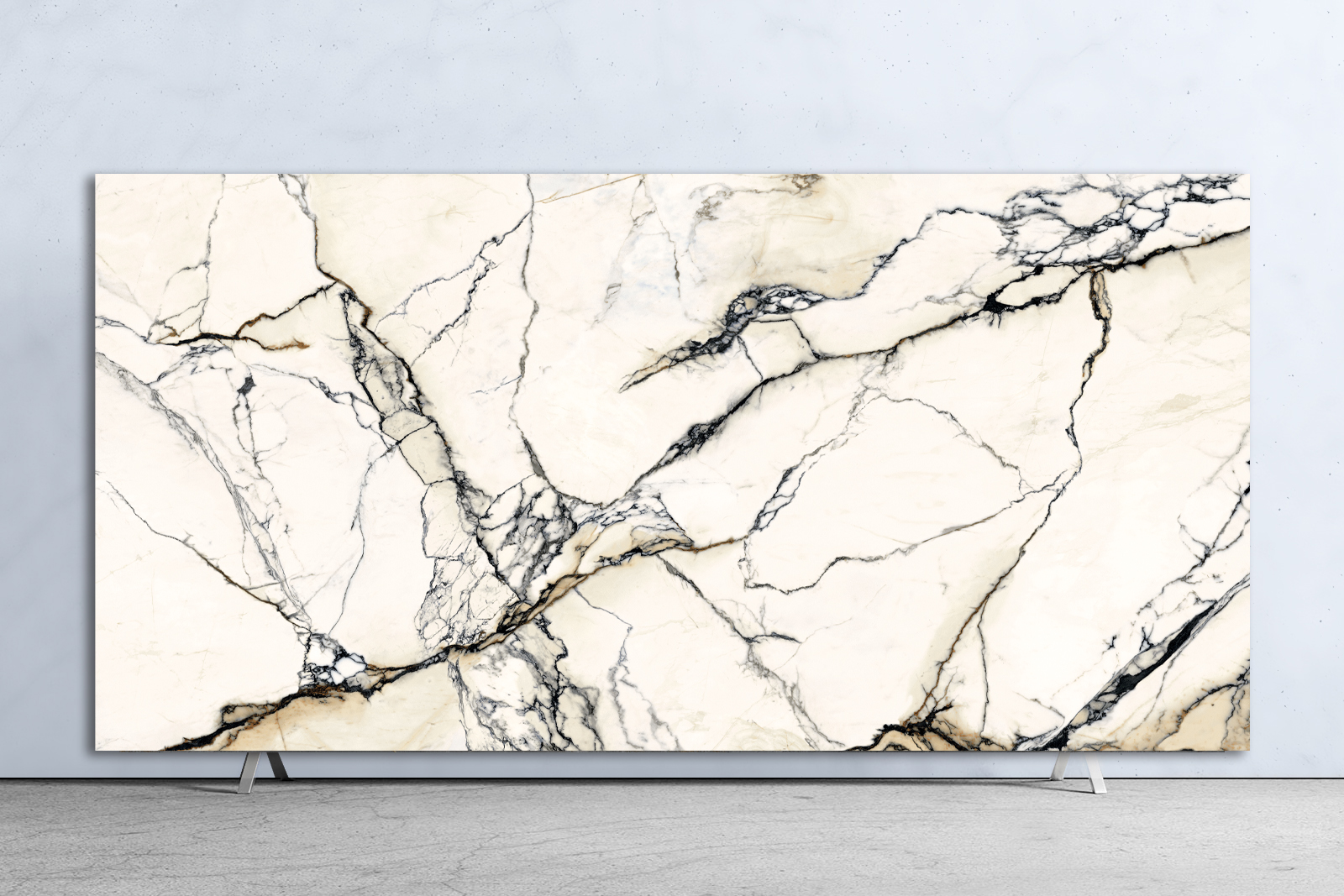 Großkeramikplatten 320 x 160 cm Franko Tuscany Black für Arbeitsplatte und Verkleidung