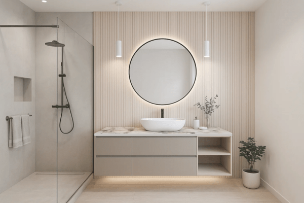 Keramik-Waschtisch mit Unterschrank Franko Artheva nach Maß