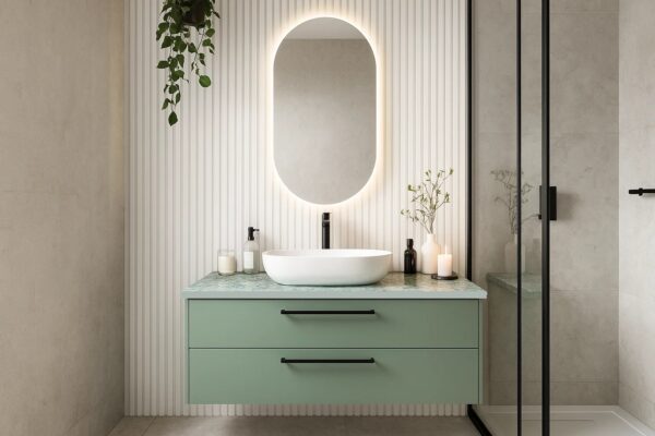 Keramik-Waschtisch mit Unterschrank Franko Lunavero nach Maß