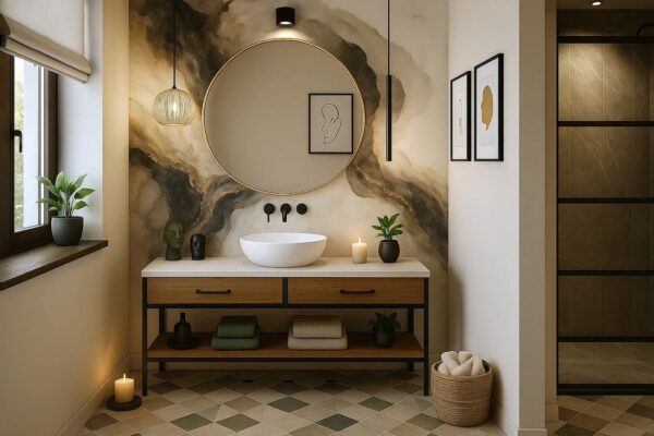 Keramik-Waschtisch mit Unterschrank Franko Meridion nach Maß