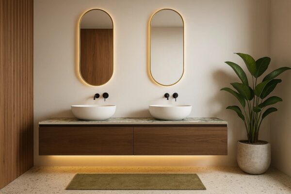 Keramik-Waschtisch mit Unterschrank Franko Orilume nach Maß