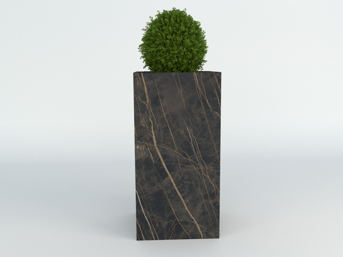 Diebstahlschutz Wallbox oder Ladeziegel verschließen als Blumentopf 40x40x80cm