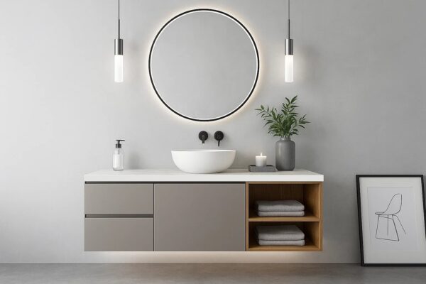 Keramik-Waschtisch mit Unterschrank Franko Solethra nach Maß