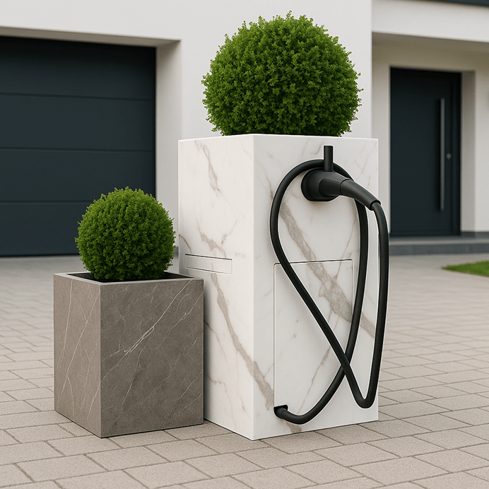 Swiper tile - Blumentöpfe