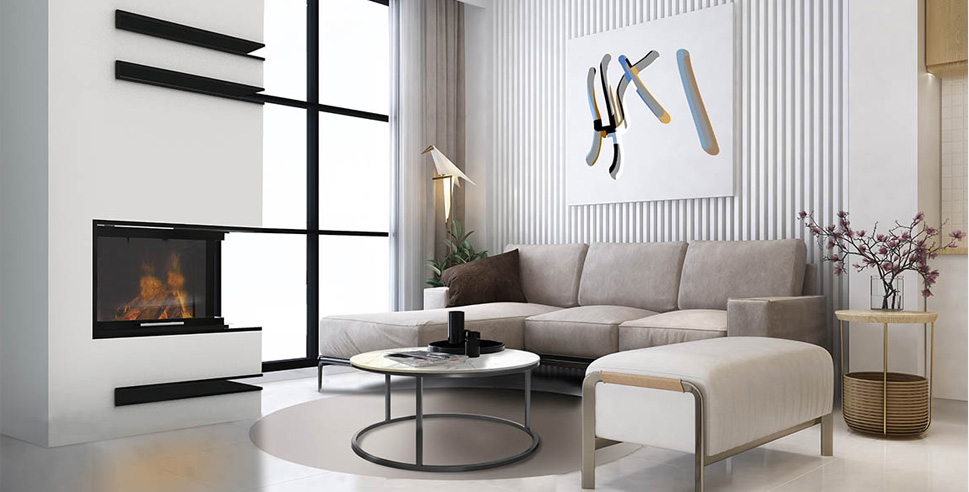 Kaminverkleidung – Marmor oder Granit?