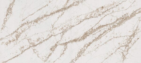 Küchenarbeitsplatte aus Konglomerat nach Maß, Weiß – Technistone Bronze Coast - poliert