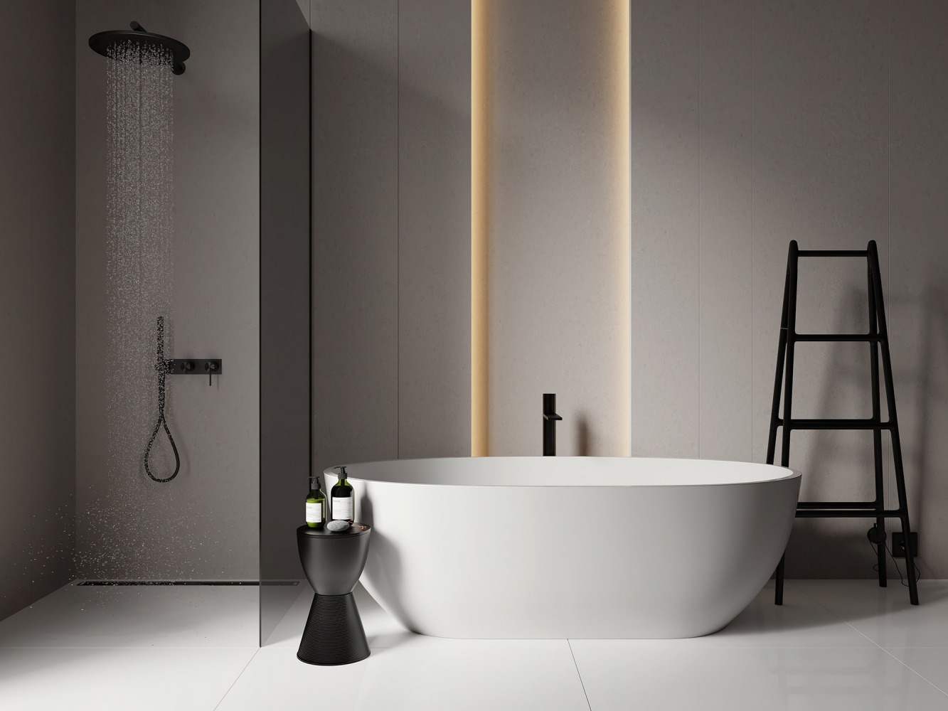 Küchenarbeitsplatte aus Konglomerat nach Maß, Grau – Technistone Noble Quartzite - matt