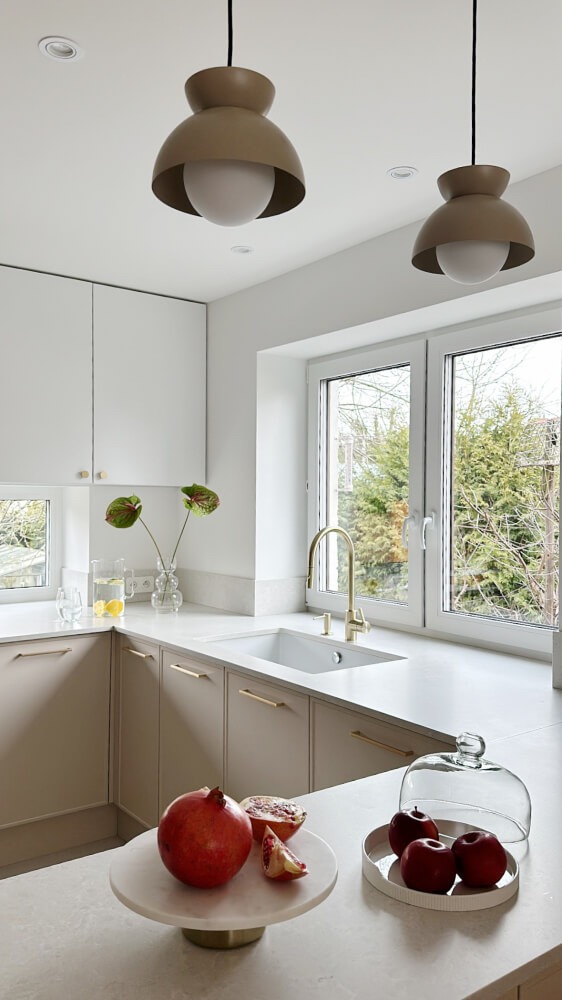 Küchenarbeitsplatte aus Konglomerat nach Maß, Grau – Technistone Noble Quartzite - matt