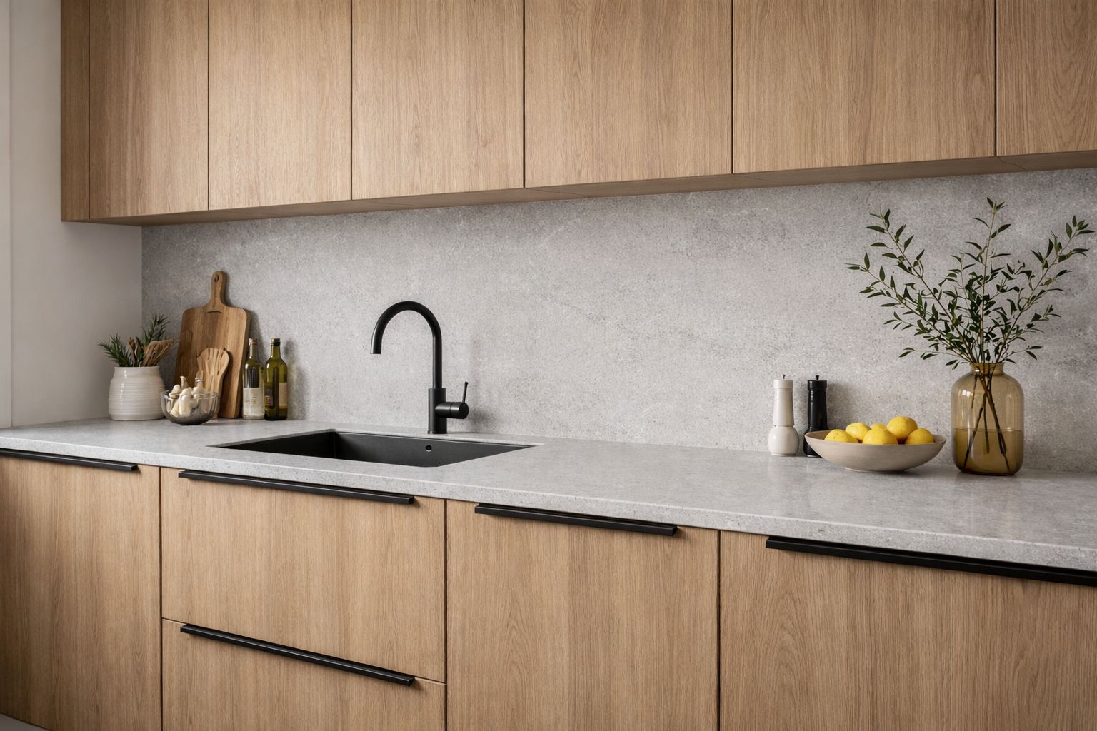 Konglomerate F-Quartz Ash Grey für die Arbeitsplatte