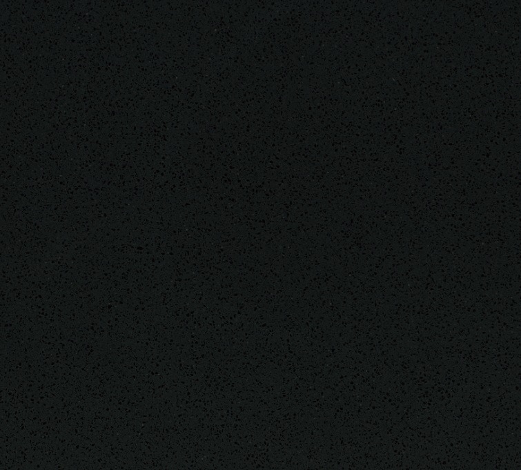 Küchenarbeitsplatte aus Konglomerat nach Maß, Schwarz – Technistone Gobi Black - poliert