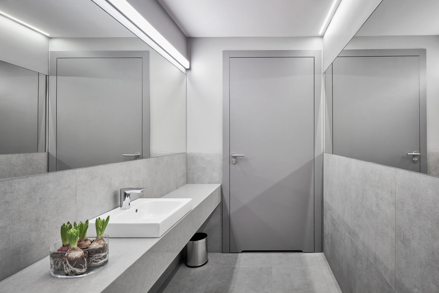 Küchenarbeitsplatte aus Konglomerat nach Maß, Grau – Technistone Noble Concrete Grey- poliert