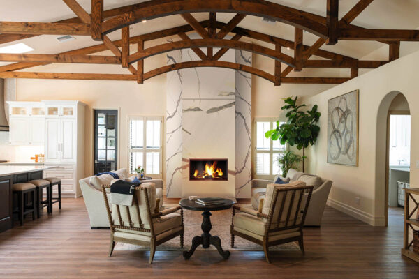 Kamin mit Montage, komplett KZS-36, modern, individuell angepasst