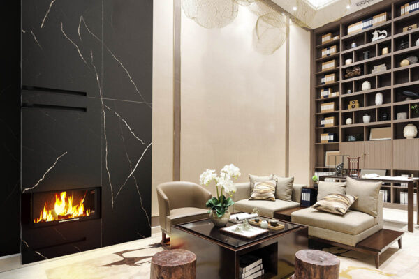 Kamin mit Montage, komplett KZS-44, modern, individuell angepasst