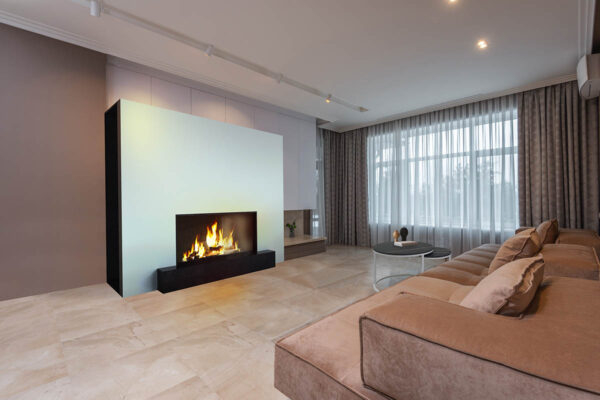 Kamin mit Montage, komplett KZS-5, modern, individuell angepasst