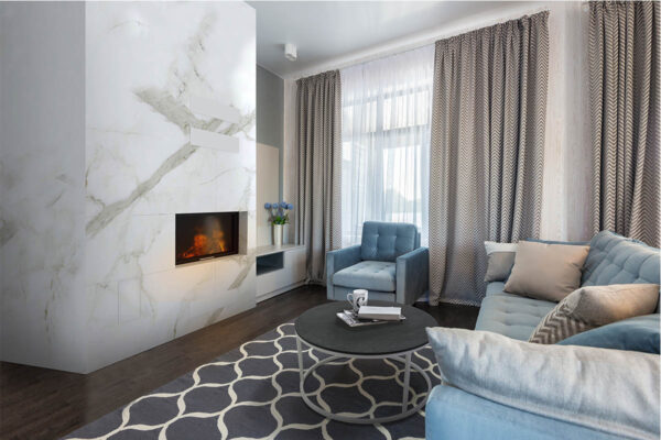 Kamin mit Montage, komplett KZS-7, modern, individuell angepasst