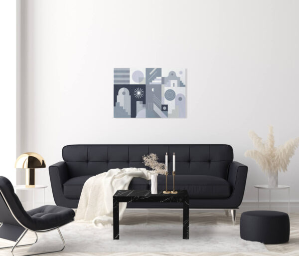 Tisch Franko Pina aus Franko Keramik Nero Marquina 80×45