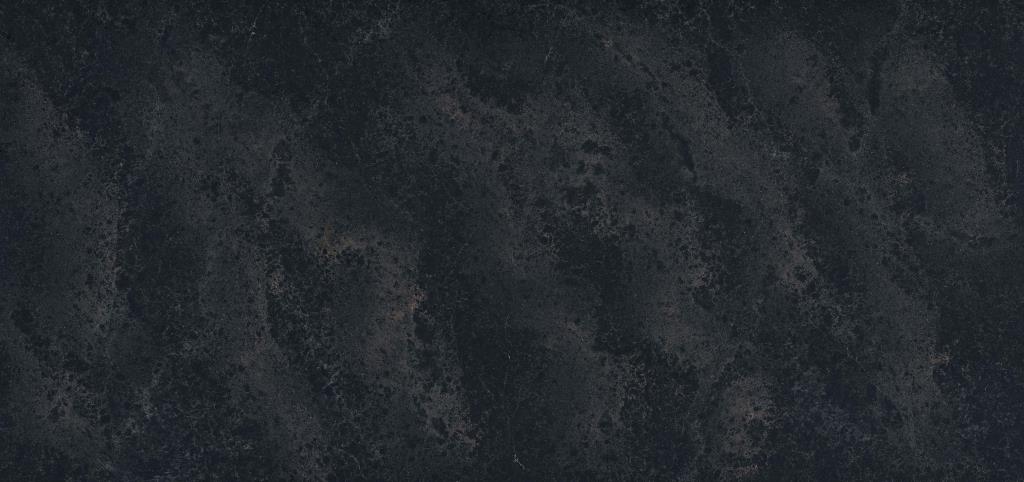 Küchenarbeitsplatte aus Konglomerat nach Maß, Schwarz – Caesarstone Darcrest - Geschliffen