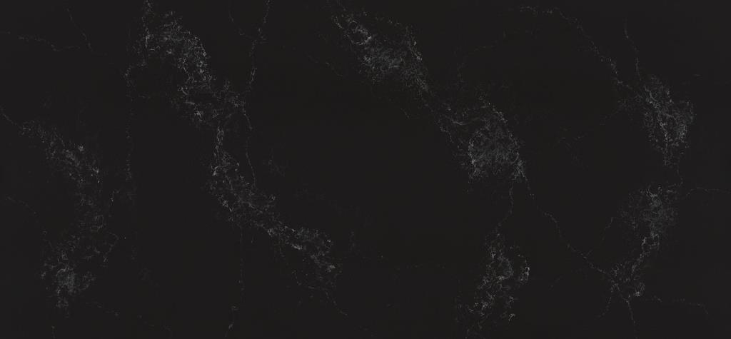 Küchenarbeitsplatte aus Konglomerat nach Maß, Schwarz – Caesarstone Empira Black - Poliert